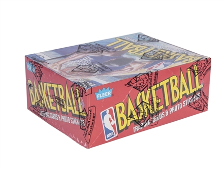 1989-90 Fleer Basketball Unopened Wax Box (36 Packs) – BBCE Certified – FASC